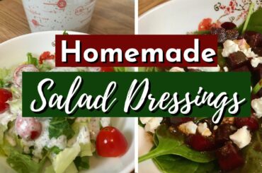 The BEST Salad Dressings | Easy Homemade Salad Dressing