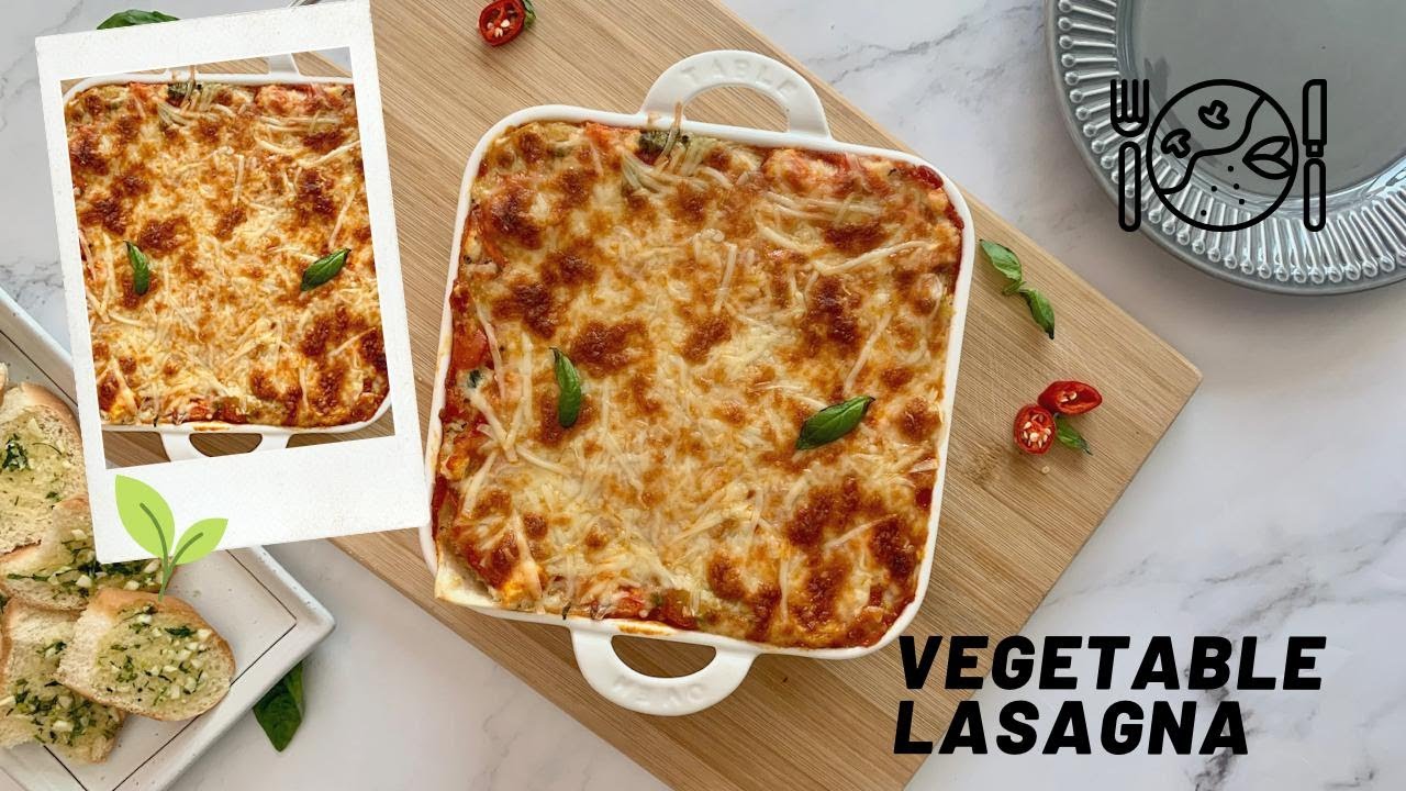 The Best Veggie Lasagna / Lasagne – Italian Baked Pasta Dish. Vegetarian Lasagne The Best Veggie Lasagna / Lasagne - Italian Baked Pasta Dish. Vegetarian Lasagne