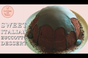 Sweet Italian Zuccotto Dessert - Zuccotto Di Pandoro