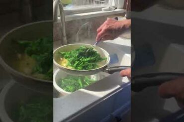 Easy Italian Cooking  “Broccoli Rabe “ Garlic & Oil ..