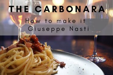 Carbonara kind of day. (How I make a carbonara) With Lucas and Dany