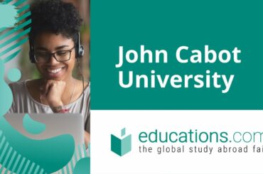 educations.com Global Study Abroad Fair | John Cabot University. Study abroad in Rome, Italy.