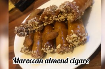 Maroccan almond cigare | crispy almond honey rolls| crunchy rolls by Italian Pakistani cooking