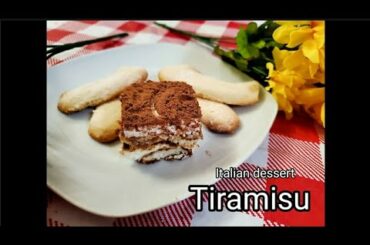 Italian dessert  Eggless Tiramisu recipes# cookie cake # Tiramisu cake #By PSJcreations