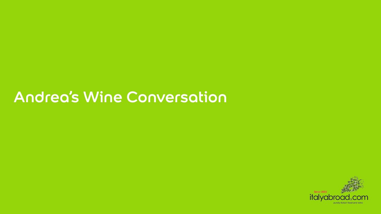 Andrea's Wine Conversation – Primitivo Andrea's Wine Conversation - Primitivo