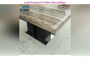 Limited Time modern luxury dining room furniture new desig stone top wooden dining table