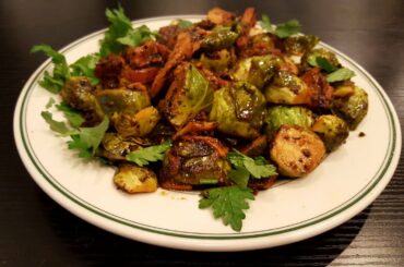 Italian Marinara with Roasted Brussels Sprouts and Mindful Chick'n