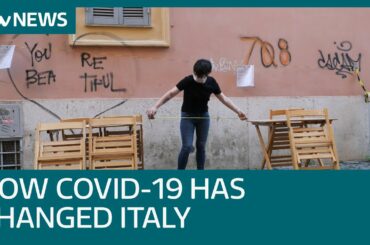 How Italy's Medieval streets and restaurants have been changed by Covid-19 | ITV News