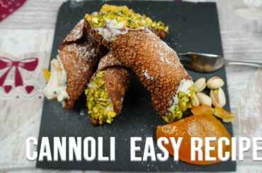 Homemade Sicilian Cannoli Recipe, a Traditional Dessert of South Italy