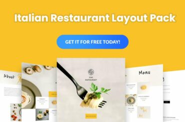 Get a FREE Italian Restaurant Layout Pack for Divi