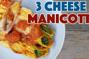 Prosciutto, Spinach, and Ricotta  Manicotti Recipe