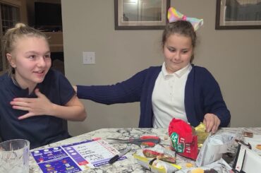 Olivia and Mallory Tasting Italy Yum-Yum Box
