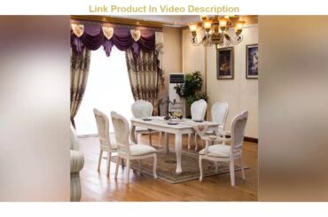 Limited Time Modern Style Table 100% Solid Wood Italy Style Luxury Dining Table Set 6 chairs o1096