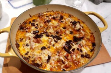 My Dad makes Advanced Chinese Italian Fusion Dumpling Gratin