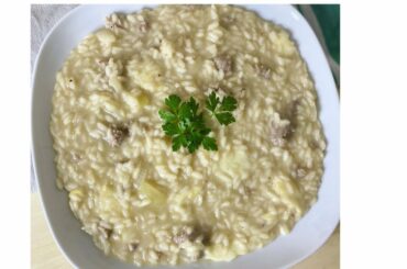 Creamy Risotto Recipe | Smoked Cheese and Sausage Risotto #risotto#italianfood