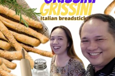Coppia filippina crea grissini italiani : Italian Breadsticks - Grissini recipe