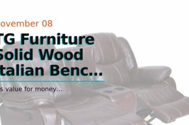 TG Furniture Solid Wood Italian Bench for Home (Sheesham Wood, Natural Finish)