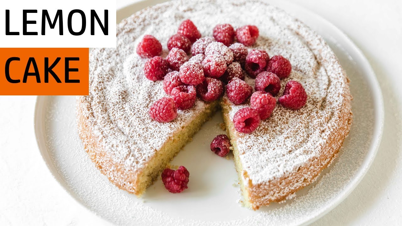 Lemon Almond Cake Easy Italian Flourless Gluten Free