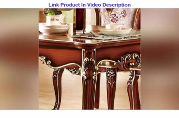 Limited Time Antique Style Italian Dining Table 100% Solid Wood Italy Style Luxury Dining Table Set