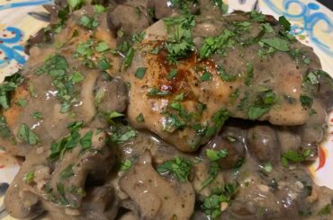 Chicken Marsala | How to make easy and delicious Italian food at home | Halal food | Delicious food