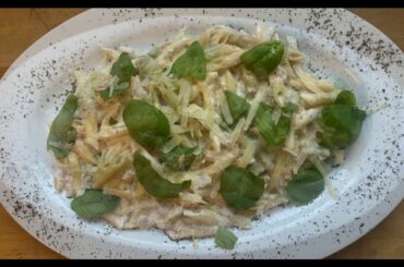 3 Min Creamy Italian Pasta with only 2 Ingredients! (Urdu & Hindi with English subs)