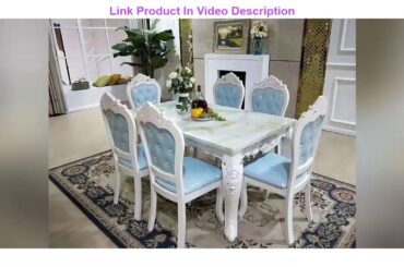 Limited Time Antique Style Italian Dining Table 100% Solid Wood Italy Style Luxury Dining Table Set