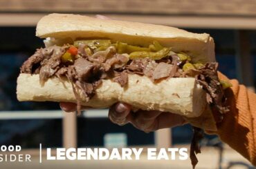 Johnnie's Iconic Italian Beef Is A Delicious Mess Of Beef And Gravy | Legendary Eats