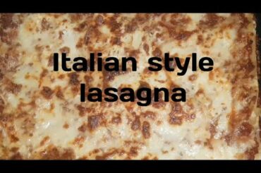 Italian style Lasagna | different dish | Italian dish | Cooking with Nawal