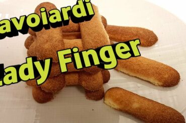 Italian  Ladyfingers Recipe (Savoirdi )1