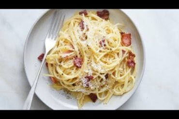 carbonara spaghetti recipe || how to make carbonara spaghetti recipe in home