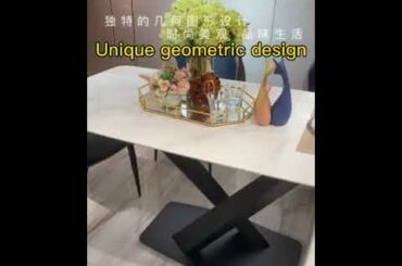 ANINZ Italian ceramic dining table is perfect