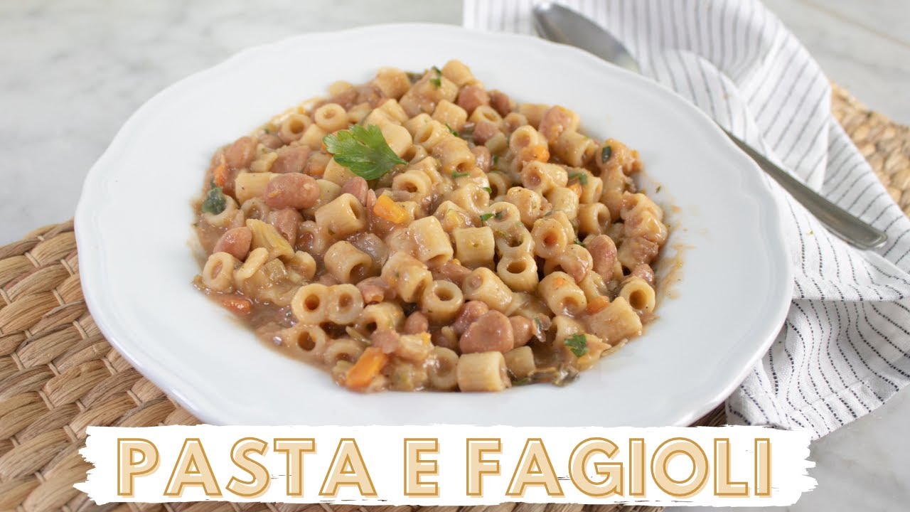 PASTA AND FAGIOLI | Italian Pasta and Beans Recipe (So Creamy) PASTA AND FAGIOLI | Italian Pasta and Beans Recipe (So Creamy)