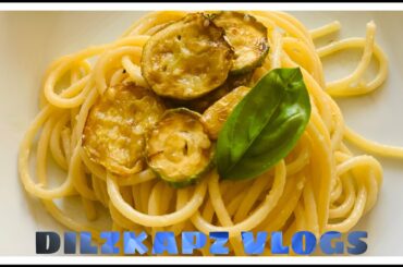 SPAGHETTI WITH ZUCCHINI | ITALIAN PASTA COOKING RECIPE | COOK WITH ME