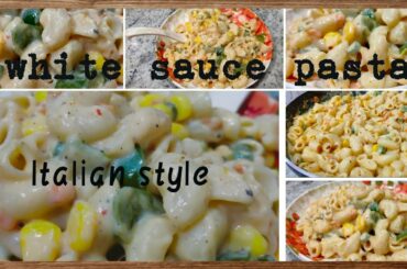 pasta white sauce recipe. Italian style pasta recipe