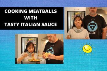 Cooking Meatballs with Italian Sauce - Filipino/Filipina living in New Zealand