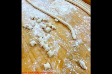Nonna Stefanina's Hot Water Gnocchi -  Rossella's Cooking with Nonna