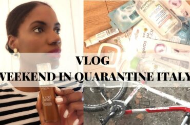 VLOG -  Weekend Vlog In Quarantine Italy - Make Up Haul,Cooking,Depop, Aip Diet