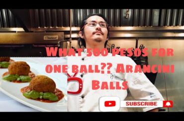 Making arancini balls #italian cuisine having fun with boys.