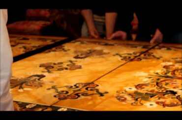 Living Artfully: Installing the leaves in the Dining Room table