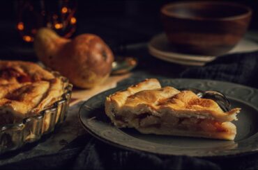 Thanksgiving Pear Pie Recipe from scratch | ASMR Cooking