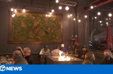 Cold temperatures mount new challenge for outdoor dining during COVID-19 pandemic