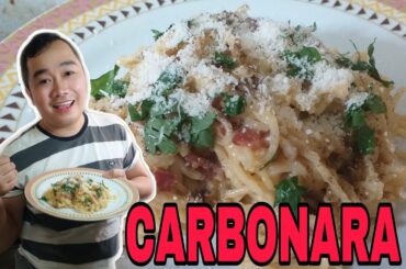 COOKING VLOG: HOW TO MAKE ITALIAN CLASSIC CARBONARA