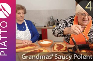 Soft, Perfect Polenta with Meat Sauce | Italian Grandma Cooking