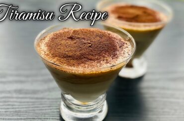 Recipe For Tiramisu | How To Make Italian Dessert At Home| No Bake Desserts Easy | Thanksgiving 2020