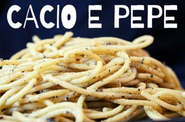 Simple Italian Pasta: Cacio e Pepe (Easy Recipe)