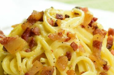 How to cook Pasta Carbonara Risottata. Lighter and Creamy without using cream.