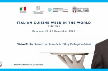 Italian Cuisine Week 2020: Macaroni with Sardines N. 88 by Pellegrino Artusi