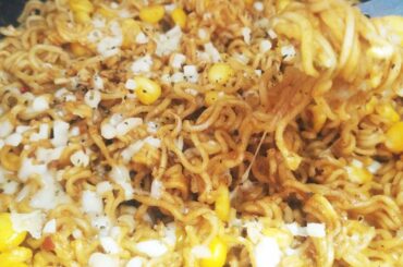 Cheese Corn Maggie Recipe|Street Style Cheesy Italian Noodle| 2mints Recipe