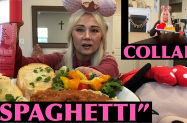 “ITALIAN SPAGHETTI COLLAB W/SHANNPAGE” MUKBANG/ASMR NOODLES, CHEESY GARLIC BREAD SALAD BIG BITES EAT