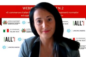 Webinar Stay Export CCIB N.2 "E-commerce e Italian Food Delivery in Bulgaria”